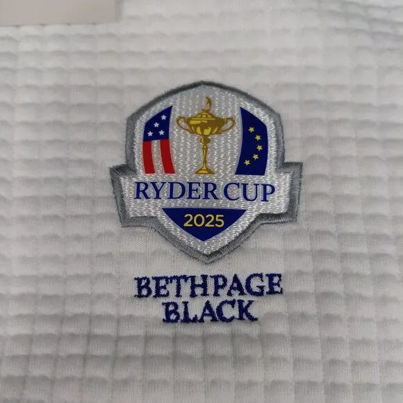 NEW Peter Millar Jacket Women L White Full Zip Flora Knit Jacquard Ryder Cup Top - Picture 10 of 16